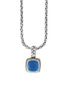 Effy Chalcedony, 18k Goldplated And Sterling Silver Pendant Necklace