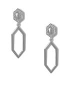 Vince Camuto Hidden Details Pave Crystal Clip-on Drop Earrings