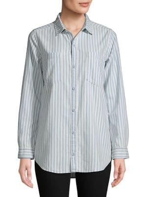 Lucky Brand Striped Oversized Shirt