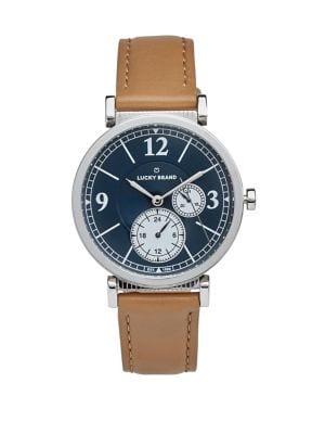 Lucky Brand Carmel Boyfriend Leather Watch