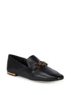 Donna Karan Dessy Ring Accent Leather Loafers
