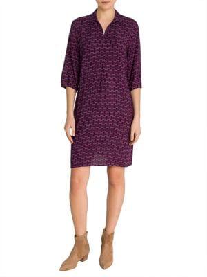 Olsen Printed Modern Shirt Dress