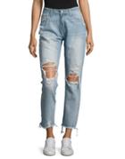 Flying Monkey Distressed Cotton Jeans