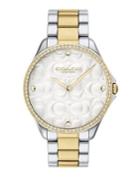 Coach Astor Stainless Steel Two-tone Bracelet Watch