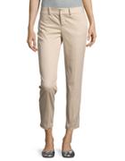 Lord & Taylor Petite Stretch Pique Kelly Ankle Pants