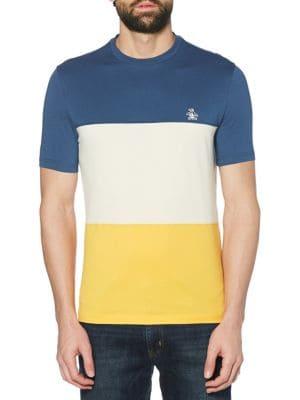 Original Penguin Colorblock Cotton Jersey Tee