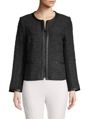 Bailey 44 Edith Tweed Zip-front Jacket