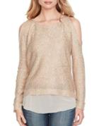 Jessica Simpson Abbey Cold-shoulder Sweater