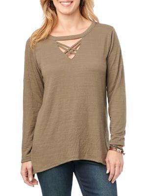 Democracy Sharkbite Hem Top