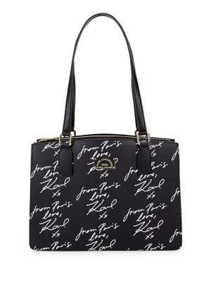 Karl Lagerfeld Paris Dianne Printed Tote Bag