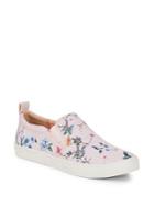 Lexi And Abbie Elana Printed Canvas Slip-on Sneakers