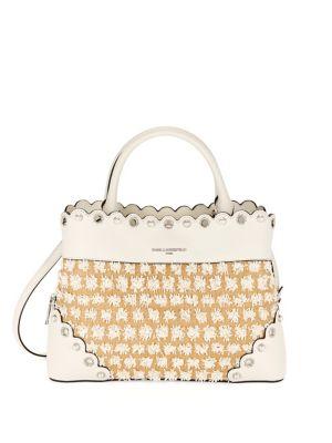 Karl Lagerfeld Paris Elsa Leather Satchel