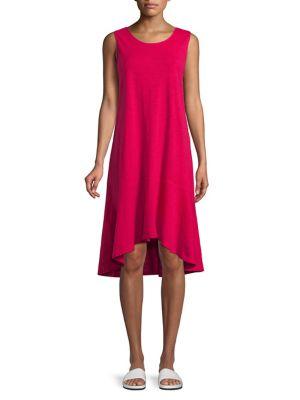 Lord & Taylor Sleeveless Sharkbite Dress