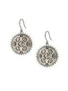 Lucky Brand Openwork Pave Drop Earrings