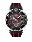 Tissot T-race Motogp Limited Edition Stainless Steel Rubber Strap Chronograph Watch