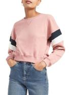 Miss Selfridge Stripe-sleeve Cotton Sweater