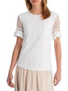 Karl Lagerfeld Paris Lace Front Top