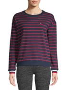 Tommy Hilfiger Performance Striped Crewneck Pullover