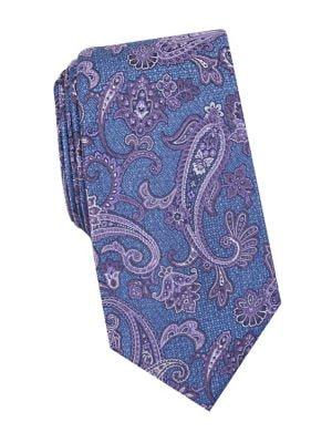 Black Brown Gordon Paisley Tie
