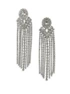 Cristabelle Crystal Multi-fringe Chandelier Earrings