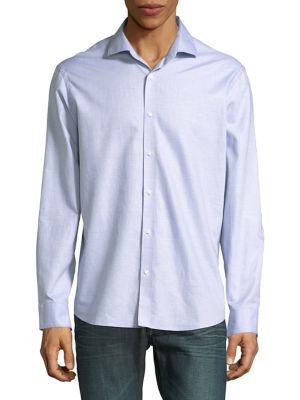 Black Brown Slim-fit Solid Shirt