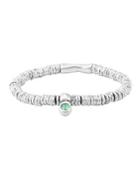 Uno De 50 Crystal And Silver Bracelet