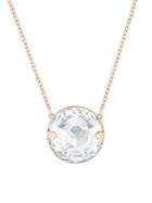 Swarovski Globe 18k Rose-goldplated & Crystal Pendant Necklace