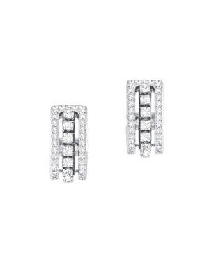 Swarovski Further Rhodium-plated Earrings