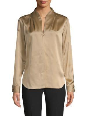 Elie Tahari Diya Silk Blouse