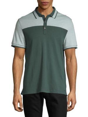 Michael Kors Colorblock Short-sleeve Polo