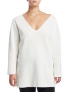 Joan Vass Plus Cotton Sweater Tunic