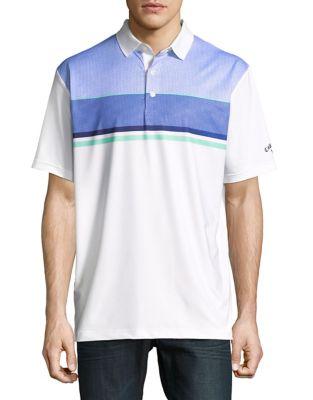 Callaway Opti-dri Texture-print Colorblock Polo