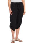 Calvin Klein Performance Plus Ribbed Waist Capri Pants