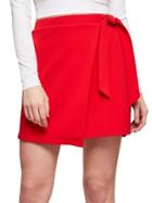 Miss Selfridge Tie Jersey Wrap Skirt