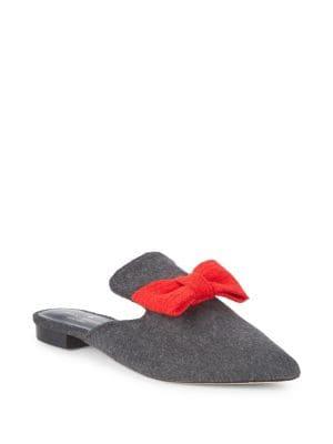 Kate Spade New York Karin Bow Wool Mules