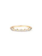 Adina Reyter 14k Yellow Gold & Five White Diamond Ring
