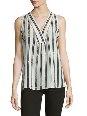 Ivanka Trump Sleeveless Tropical Top