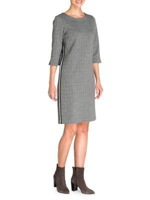 Olsen Cosy Mood Glen Plaid Sheath Dress