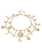 Oscar De La Renta Urchin Faux Pearl Double-strand Necklace
