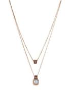 Le Vian Chocolatier Vanilla Diamonds, Chocolate Diamonds, Bubblegum Pink Sapphires, Neopolitan Opal & 14k Strawberry Gold Strand Necklace