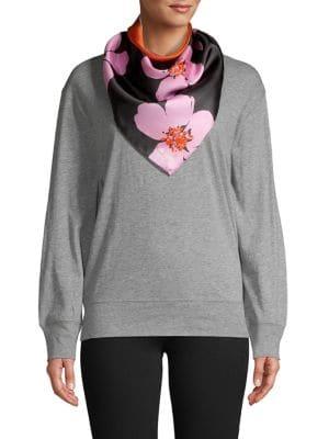 Kate Spade New York Floral Silk Square Scarf