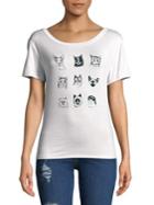 Prince Peter Collections Cat-print Short-sleeve Tee