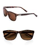 Calvin Klein 57mm Round Wayfarer Sunglasses