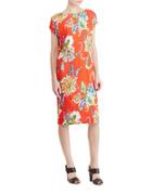 Lauren Ralph Lauren Petite Floral-print Shift Dress