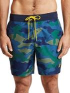 Nautica Camouflage-print Quick-dry 8 Swim Trunks