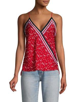 Bailey 44 Tete-a-tete Floral Sleeveless Scarf Top