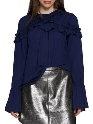 Walter Baker Elayne Ruffled Blouse