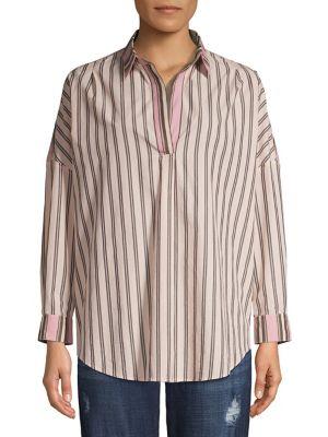 French Connection Mixed Stripe Top