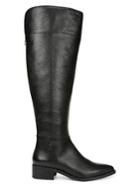 Franco Sarto Core Daya Leather Wide Calf Knee-length Boots