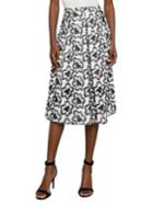 Bcbgmaxazria Midi Eyelet A-line Dress